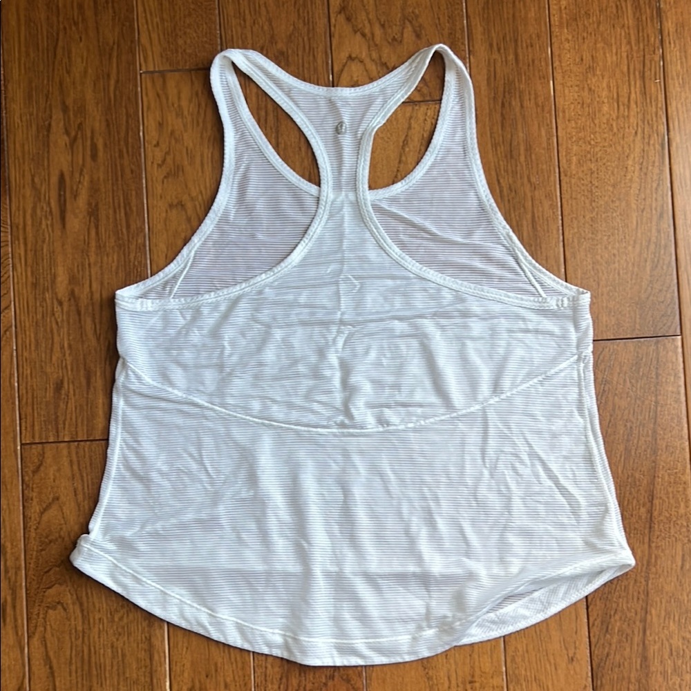 Lululemon Women's White Racerback Tank Top